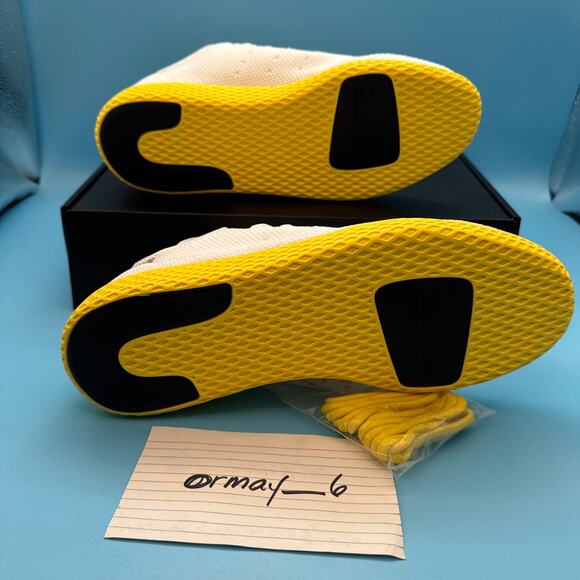 adidas Pharrell x Tennis Hu Yellow m8 w9.5 - Picture 7 of 16